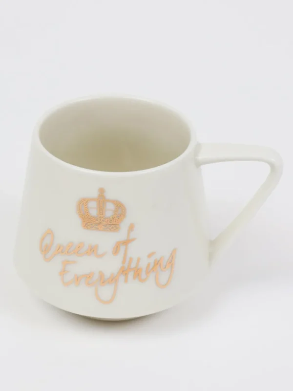 Inspire Me! Home Decor Queen Of Everything Mug Gold