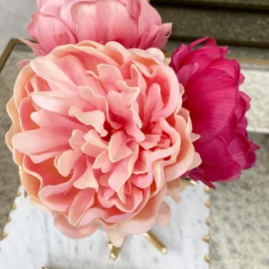 Inspire Me! Home Decor Real-Touch Full Peony Stems (3 Colors)