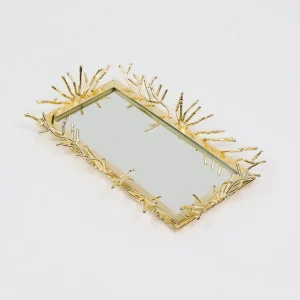 Inspire Me! Home Decor Rectangular Decorative Mirror Tray