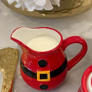 Inspire Me! Home Decor Santa Belt Sugar & Cream Set
