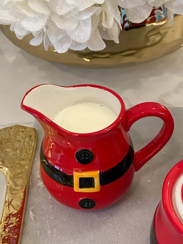 Inspire Me! Home Decor Santa Belt Sugar & Cream Set