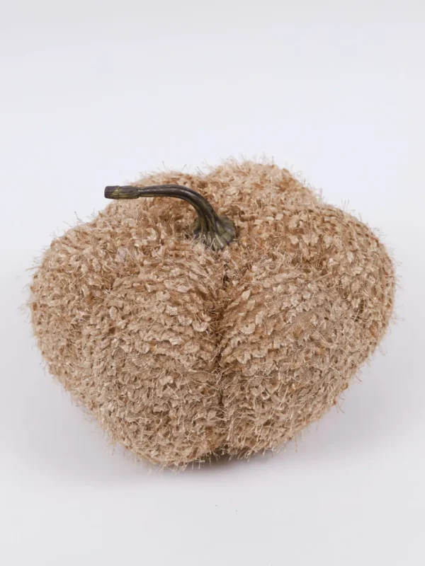 Inspire Me! Home Decor SEASONAL Beige Fringe Pumpkin (3 Sizes)