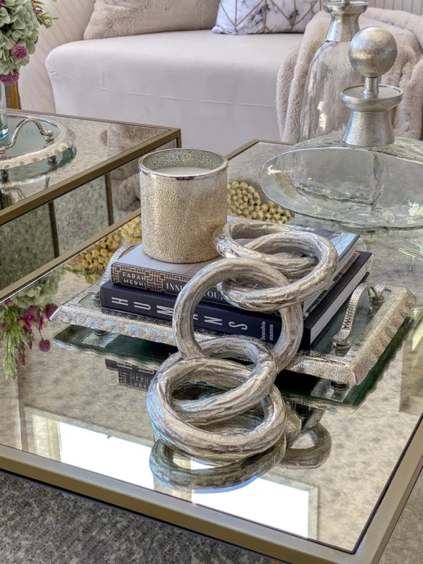 Inspire Me! Home Decor Silver Chain Decor