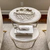 Inspire Me! Home Decor Silver Openwork Leaf Decor/Trivet