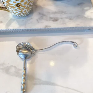 Inspire Me! Home Decor Silver Flower Petal Spoon Rest ( 2 Sizes )
