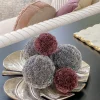 Inspire Me! Home Decor Silver Metallic Floral Orb
