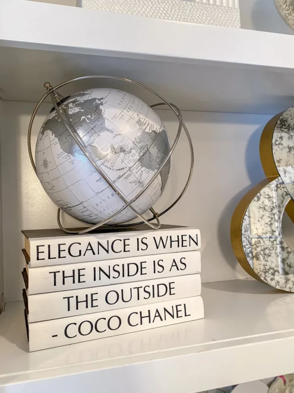 Inspire Me! Home Decor Silver Globe Office Decor