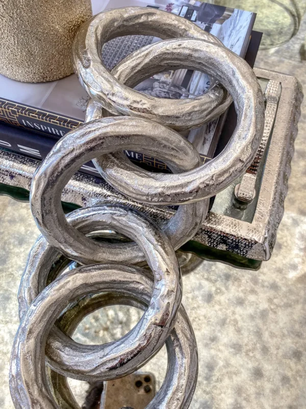 Inspire Me! Home Decor Silver Chain Decor