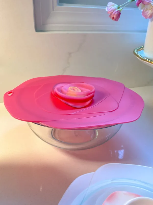 Inspire Me! Home Decor Silicone Rose Pot Lids (4 Sizes)