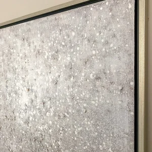 Inspire Me! Home Decor Silver Shimmer Wall Art