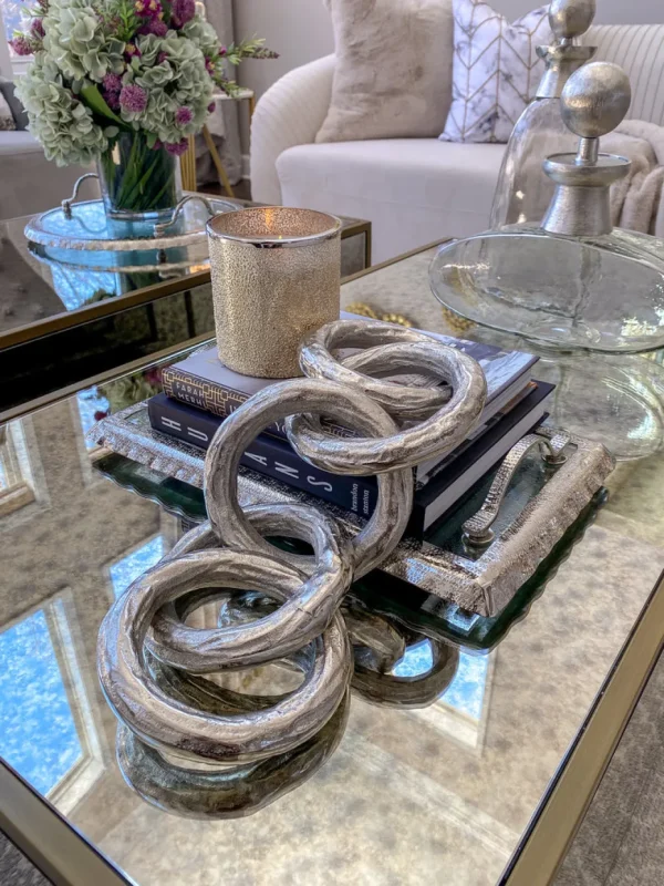 Inspire Me! Home Decor Silver Chain Decor