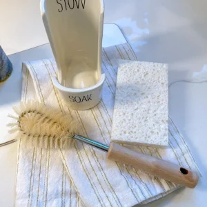 Inspire Me! Home Decor Sink Caddy Set- Includes Brush, Sponge, And Dish