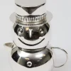 Inspire Me! Home Decor Snowman Sugar And Creamer Set Silver