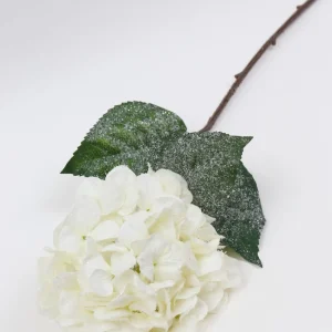 Inspire Me! Home Decor Snowy White Hydrangea Stem