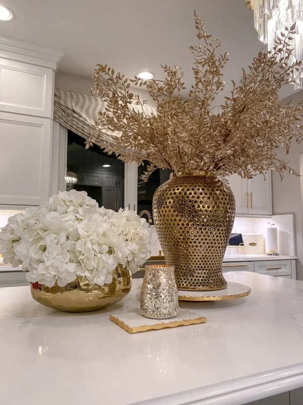 Inspire Me! Home Decor Snowy White Hydrangea Stem