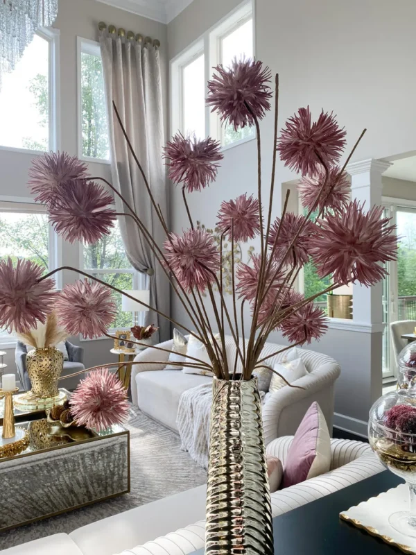 Inspire Me! Home Decor Soft Purple Allium Spray