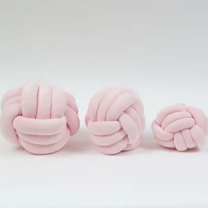 Inspire Me! Home Decor Soft Pink Velvet Knot Pillow (3 Sizes) Pillows