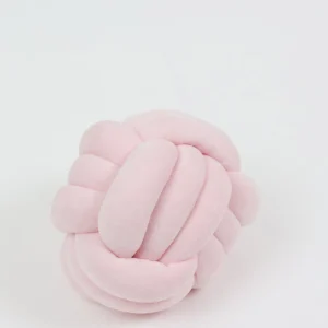 Inspire Me! Home Decor Soft Pink Velvet Knot Pillow (3 Sizes) Pillows