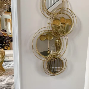 Inspire Me! Home Decor WALL ART & MIRRORS Spiral Circle Wall Mirror (2 Colors)
