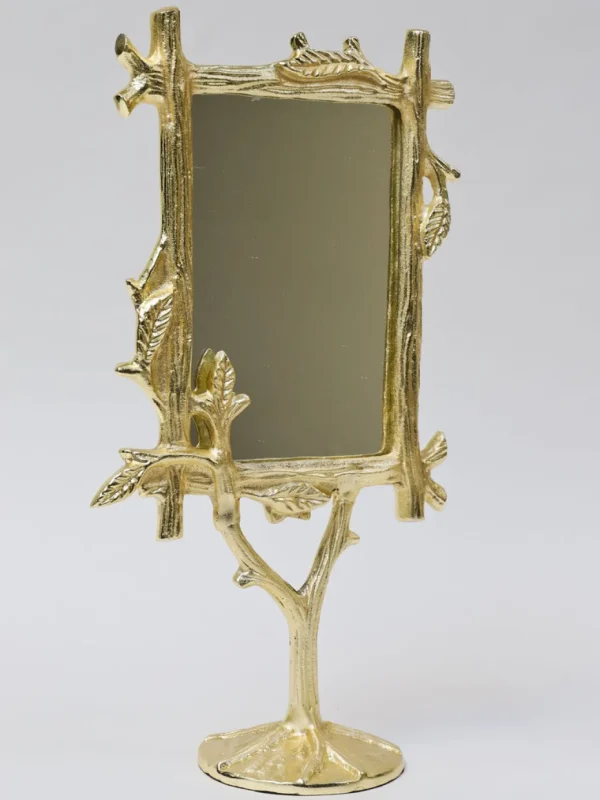 Inspire Me! Home Decor WALL ART & MIRRORS Gold Branch Design Table Mirror
