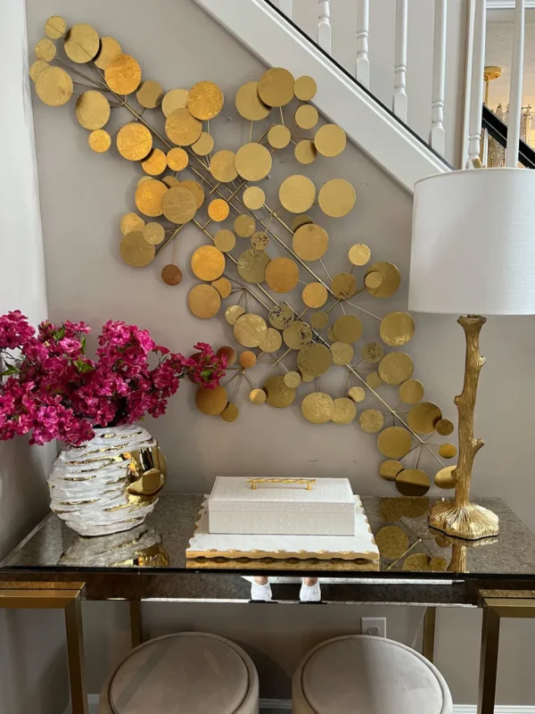 Inspire Me! Home Decor WALL ART & MIRRORS Golden Circles Wall Art