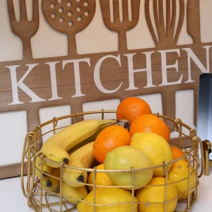 Inspire Me! Home Decor WALL ART & MIRRORS Wooden Kitchen Utensil Sign