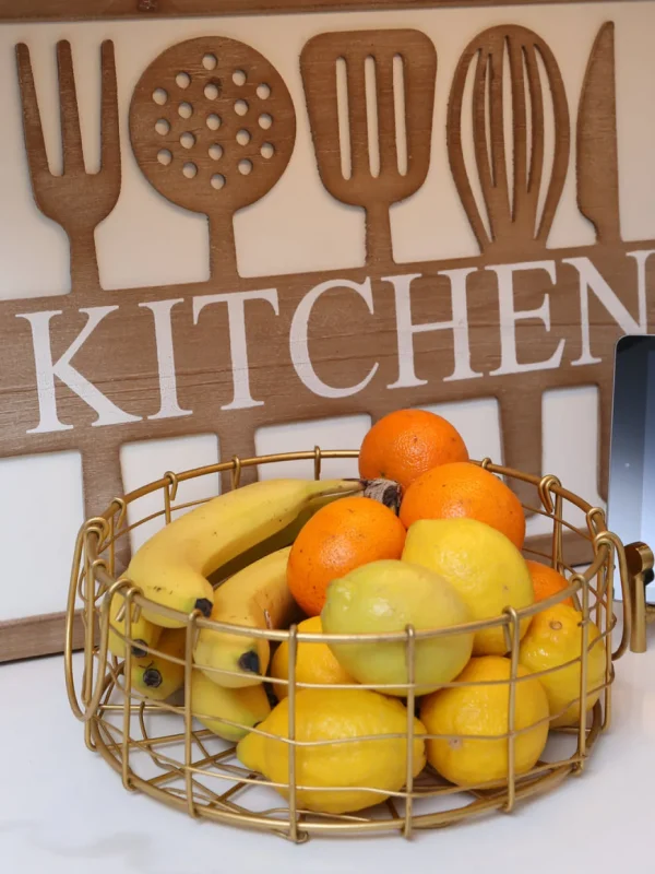 Inspire Me! Home Decor WALL ART & MIRRORS Wooden Kitchen Utensil Sign