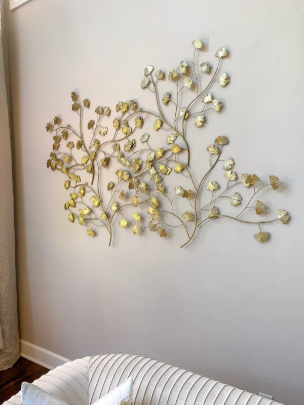 Inspire Me! Home Decor WALL ART & MIRRORS Gold Leaf Branch Wall Decor