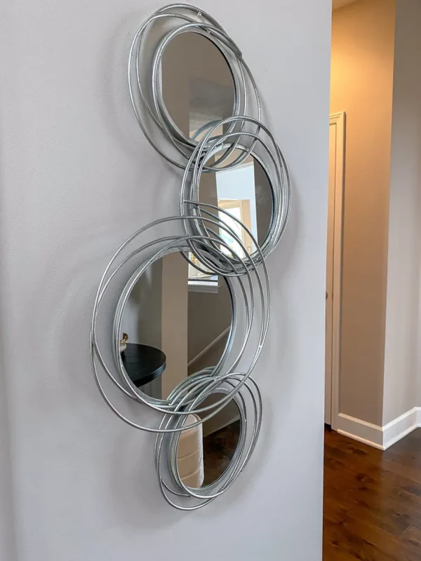 Inspire Me! Home Decor WALL ART & MIRRORS Spiral Circle Wall Mirror (2 Colors)