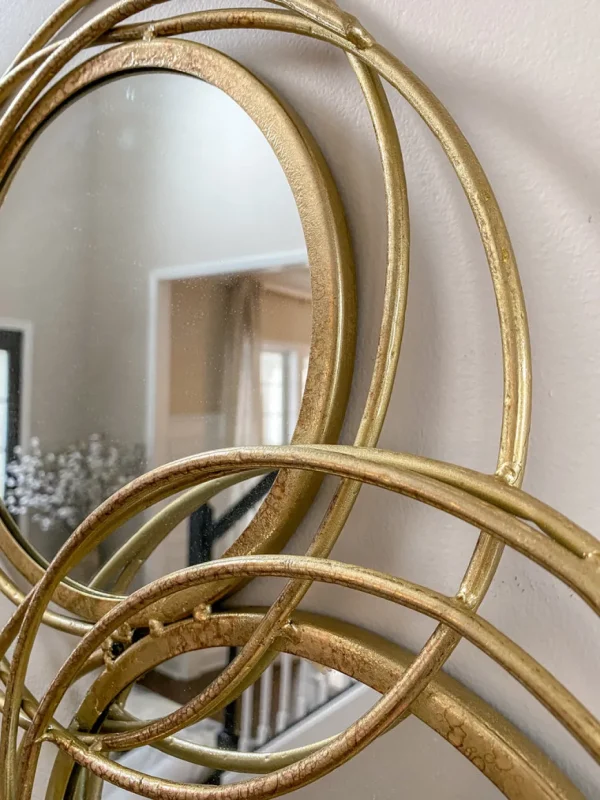 Inspire Me! Home Decor WALL ART & MIRRORS Spiral Circle Wall Mirror (2 Colors)