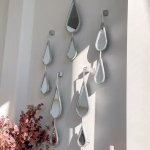 Inspire Me! Home Decor WALL ART & MIRRORS Teardrop Mirrors (Set Of 5) (2 Colors)