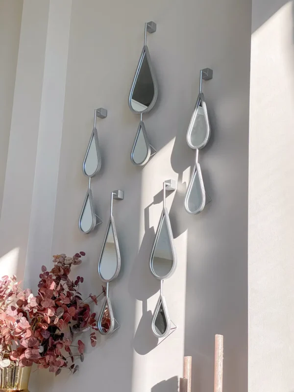 Inspire Me! Home Decor WALL ART & MIRRORS Teardrop Mirrors (Set Of 5) (2 Colors)