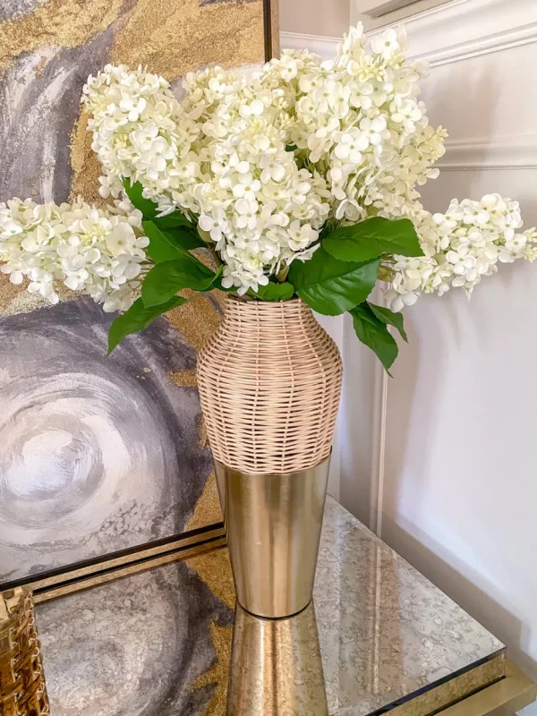 Inspire Me! Home Decor White Cone Hydrangea Stem