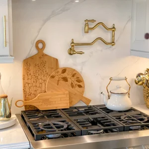 Inspire Me! Home Decor Wild Flower Bamboo Paddle Board KITCHEN