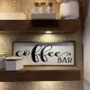 Inspire Me! Home Decor Wooden Coffee Bar Sign
