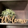 Inspire Me! Home Decor Wooden Script Signs (3 Words) WALL ART & MIRRORS