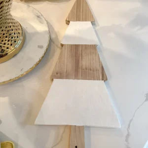 Inspire Me! Home Decor Wooden Christmas Tree Charcuterie Board