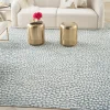 Nourison Inspire Me! Home Decor Joli Area Rug – Ivory/Blue/Grey (3 Sizes) PILLOWS, RUGS, & THROWS